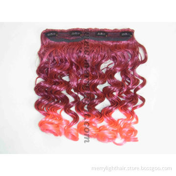 Synthetic Hair with Clips